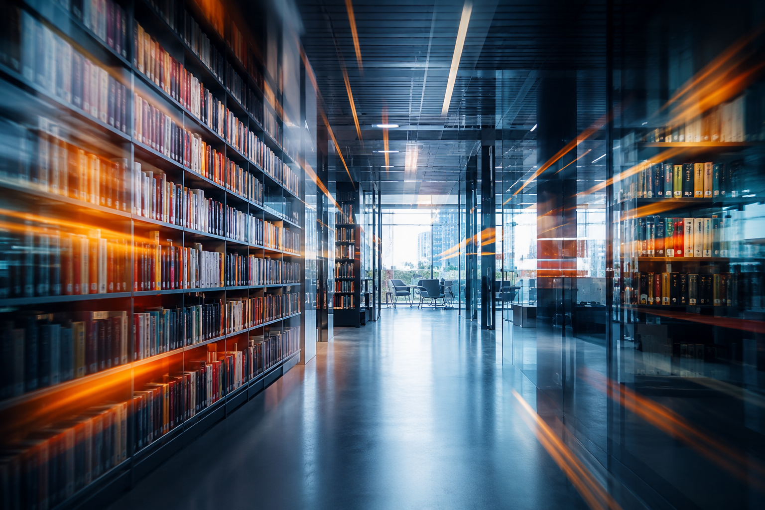 Archive library preserving books, records, and institutional knowledge for future generations.